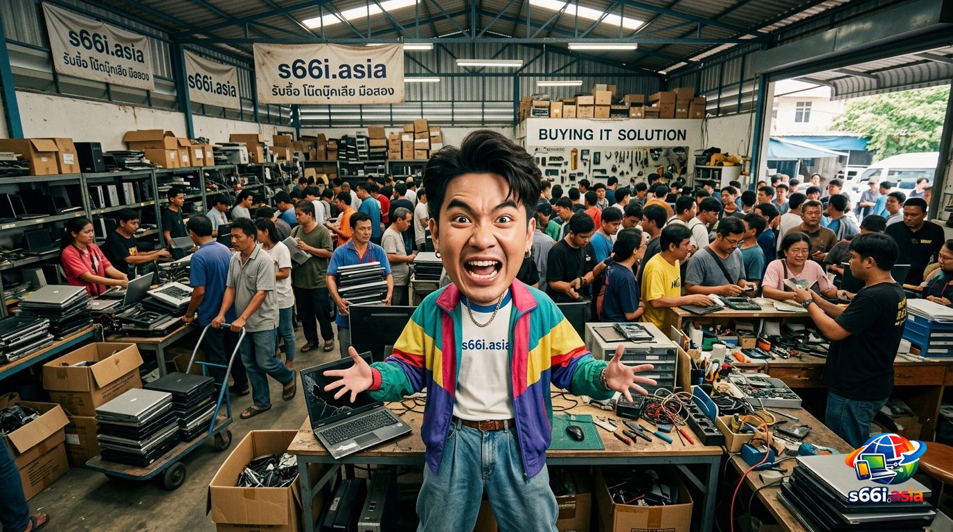 ภาพประกอบบทความเกี่ยวกับ notebook เสีย สำหรับการประเมินสินค้ามือสอง